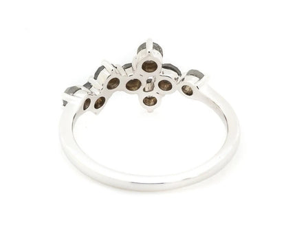 Salt and Pepper Diamond Ring ! Diamond Ring ! Solid Gold Ring ! Proposed Ring ! Engagement Ring ! Salt and pepper Ring ! Gift For Her