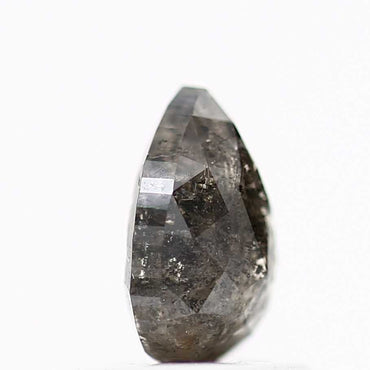 Salt and Pepper Diamond Fancy Gray Color 0.76 CT 6.48 x 4.55 x 2.94 MM Pear Cut Diamond! Natural Loose Diamond ! Christmas Gift for Her