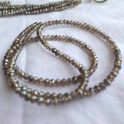 Natural Blue Black Polished Loose Diamond Beads