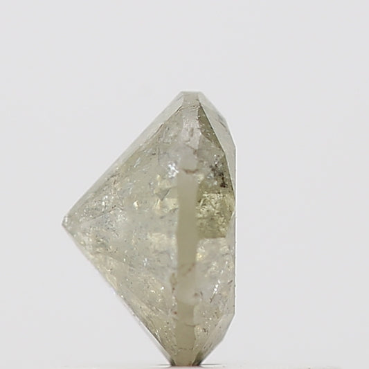 0.56 Carat Fancy Gray Round Shape Diamond Natural Loose Diamond