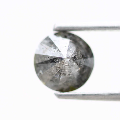1.43 Carat Gray Round Shape Brilliant Cut Natural Loose Diamond