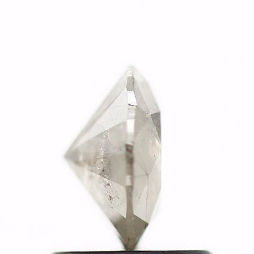 0.91 Carat Salt and Pepper Diamond Fancy Round Shape Brilliant Cut Natural Loose Diamond