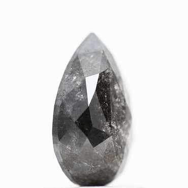 Salt and Pepper Diamond Fancy Gray Color 1.06 CT 8.47 x 5.06 x 2.97 MM Pear Cut Diamond! Natural Loose Diamond ! Christmas Gift for Her