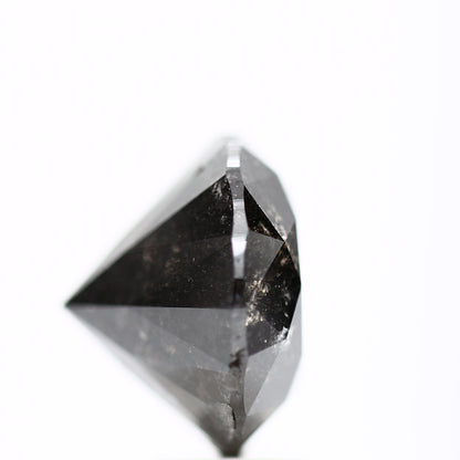 GIA round black certified diamonds