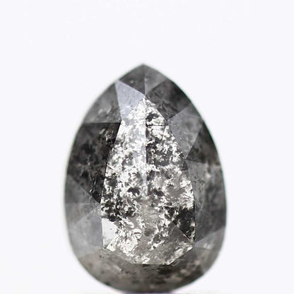 Salt and Pepper Diamond Fancy Gray Color 1.21 CT 7.70 x 5.47 x 3.28 MM Pear Cut Diamond! Natural Loose Diamond ! Christmas Gift for Her