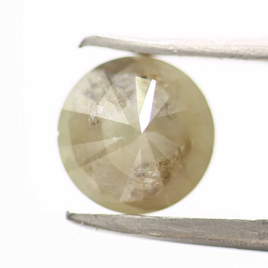 1.40 Carat Yellow Ristic Round Brilliant Cut Natural Loose Diamond