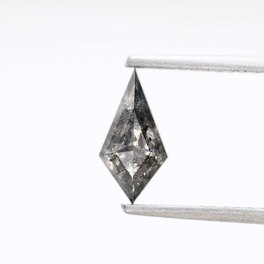 Salt and Pepper Kite Diamond ! Fancy Gray Color Diamond for Engagement Ring ! Natural Loose Diamond ! 0.55 Ct Gorgeous Diamond For Her