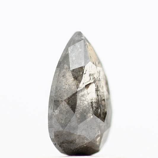 Salt and Pepper Diamond Fancy Gray Color 0.70 CT 7.77 x 4.31 x 2.32 MM Pear Cut Diamond! Natural Loose Diamond ! Christmas Gift for Her