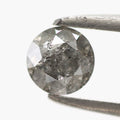 0.33 Carat Fancy Gray Salt and Pepper Round Cut Natural Loose Diamond