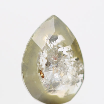 Salt and Pepper Diamond Fancy Gray Color 0.58 CT 7.20 x 5.12 x 1.80 MM Pear Cut Diamond! Natural Loose Diamond ! Christmas Gift for Her