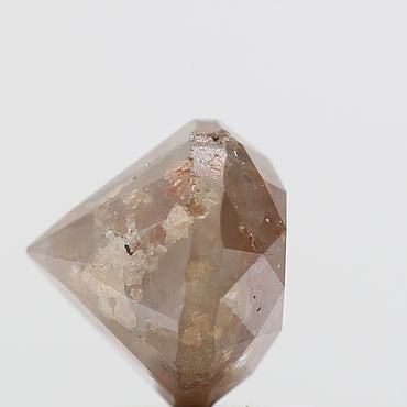 2.01 Carat Fancy Round Shape Brown Gray Brilliant Cut Natural Loose Diamond