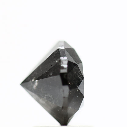 GIA round black certified diamonds