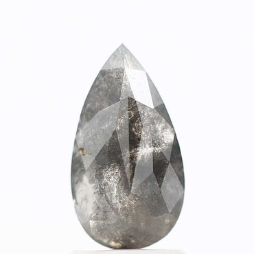 Salt and Pepper Diamond Fancy Gray Color 1.14 CT 10.22 X 5.68 X 2.43 MM Pear Cut Diamond! Natural Loose Diamond ! Christmas Gift for Her