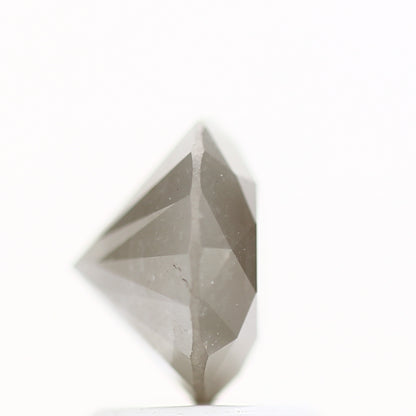 1.56 Carat Fancy Gray Rustic Round Shape Brilliant Cut Natural Loose Diamond