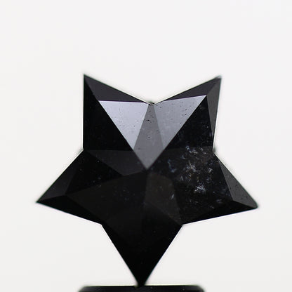 Star Black Loose Diamond [10.07 MM] Natural Diamond For Engagement Ring 2.71 Carat