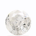1.23 Carat Salt and Pepper Icy Round Brilliant Cut Natural Loose Diamond