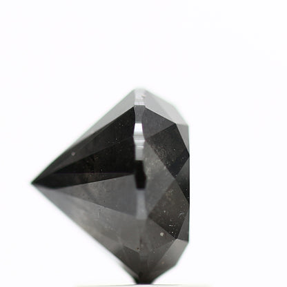 GIA round black certified diamonds