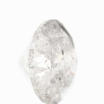 Natural Loose Round Salt And Pepper Diamond Fancy Grey Color 1.97 CT 7.80 X 4.90 MM Round Brilliant Cut Diamond ! Christmas Gift for Her