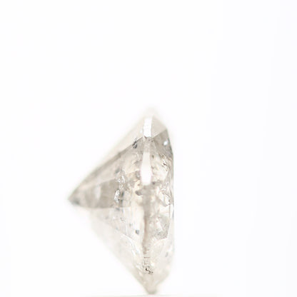 1.59 Carat Salt and Pepper White Icy Round Shape Brilliant Cut Natural Loose Diamond