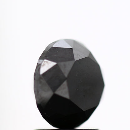 2.42 Carat Fancy Black Round Shape Brilliant Cut Natural Loose Diamond