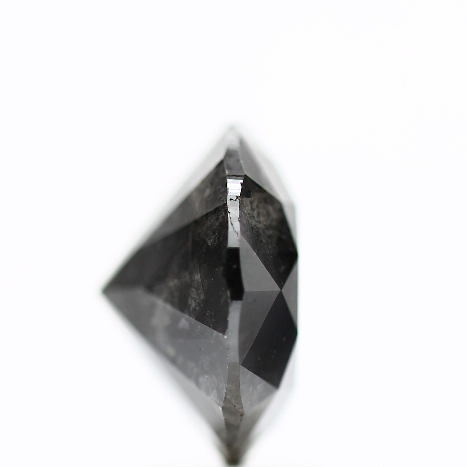 GIA round black certified diamonds