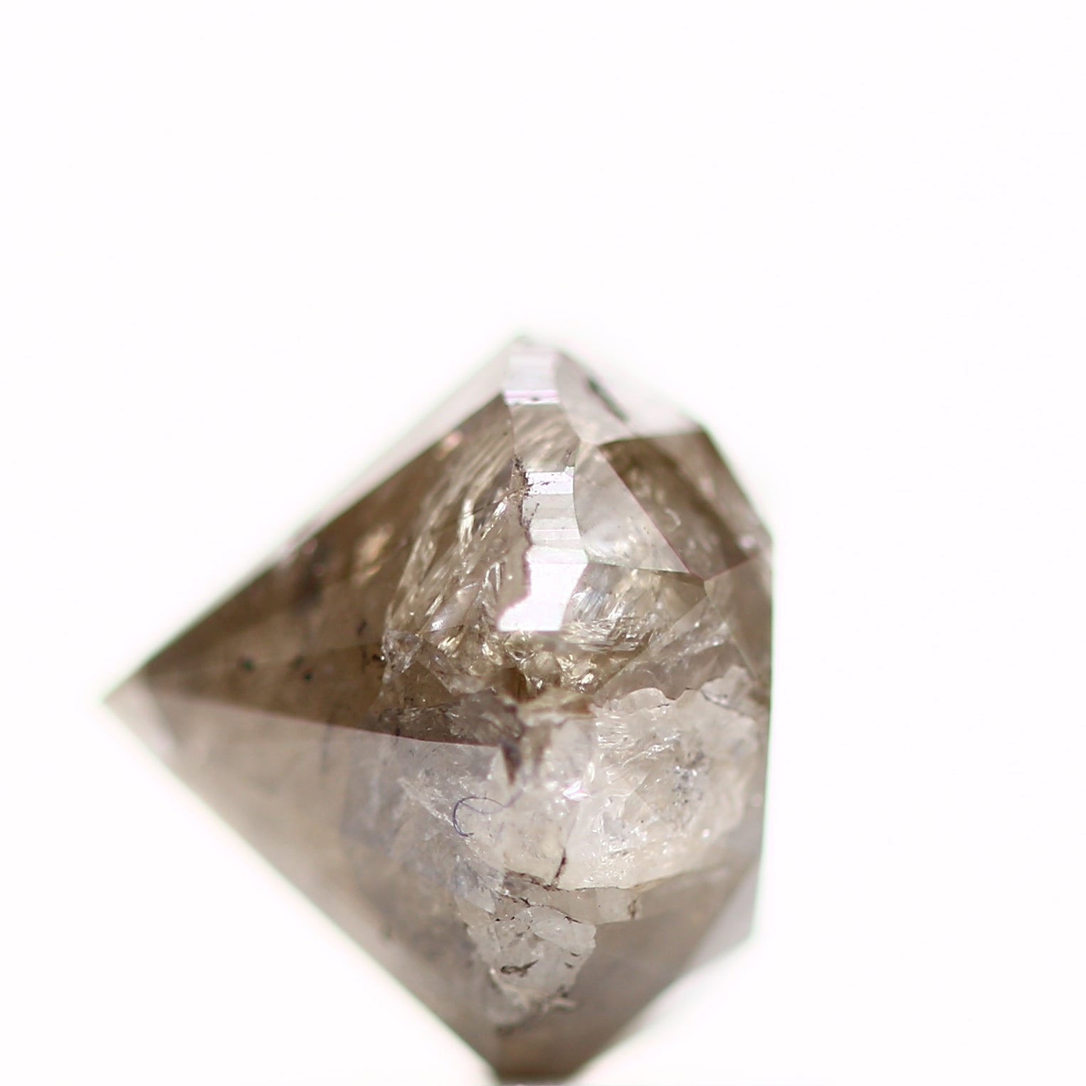 2.37 Carat Fancy Gray Round Shape Brilliant Cut Natural Loose Diamond
