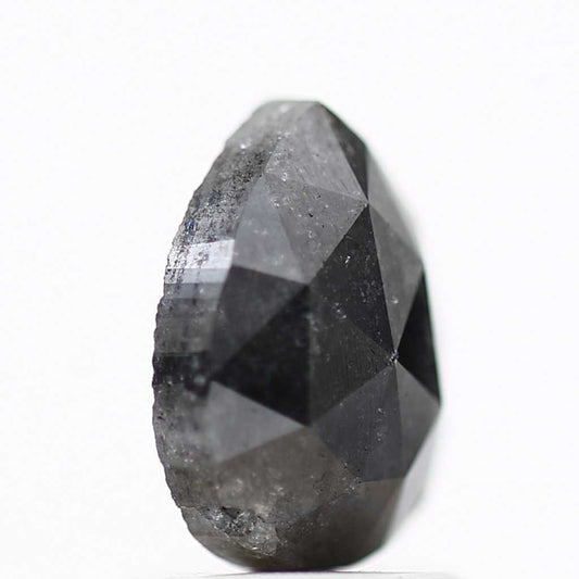 Salt and Pepper Diamond Fancy Gray Color 1.26 CT 7.95 x 6.10 x 2.75 MM Pear Cut Diamond! Natural Loose Diamond ! Christmas Gift for Her