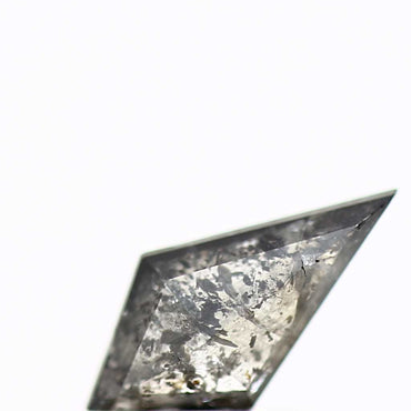 Salt and Pepper Diamond ! Fancy Gray Color Kite Diamond for Engagement Ring ! Natural Loose Diamond ! 0.43 Carat Gorgeous Diamond For Her