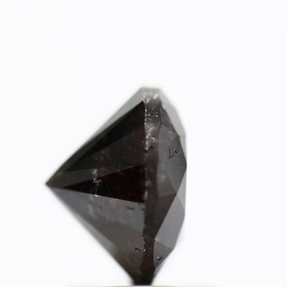 GIA round black certified diamonds