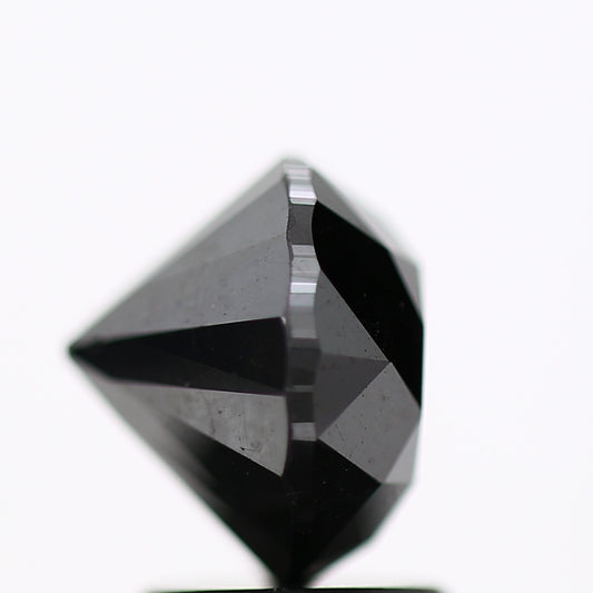 2.73 Carat Fancy Black Round Shape Brilliant Cut Natural Loose Diamond
