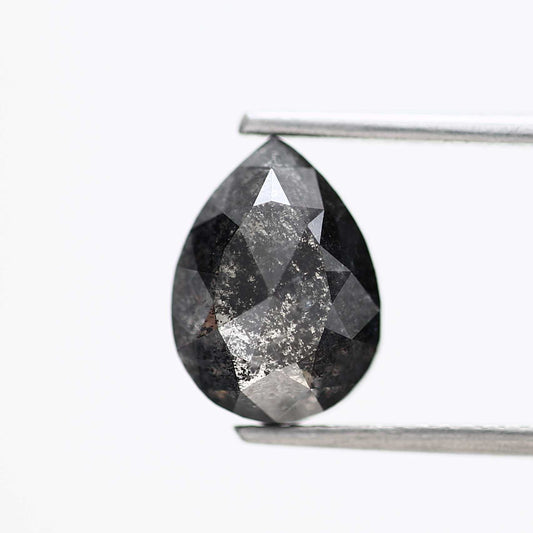 Salt and Pepper Diamond Fancy Gray Color 2.74 CT 10.08 x 7.45 x 4.30 MM Pear Cut Diamond! Natural Loose Diamond ! Christmas Gift for Her