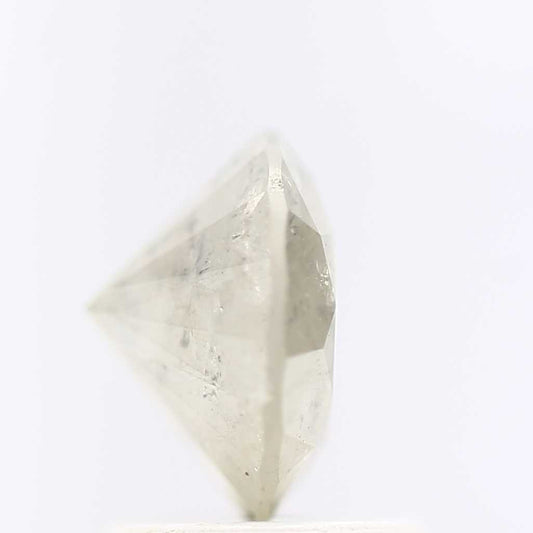 1.37 Carat Salt and Pepper Gray Round Brilliant Cut Natural Loose Diamond