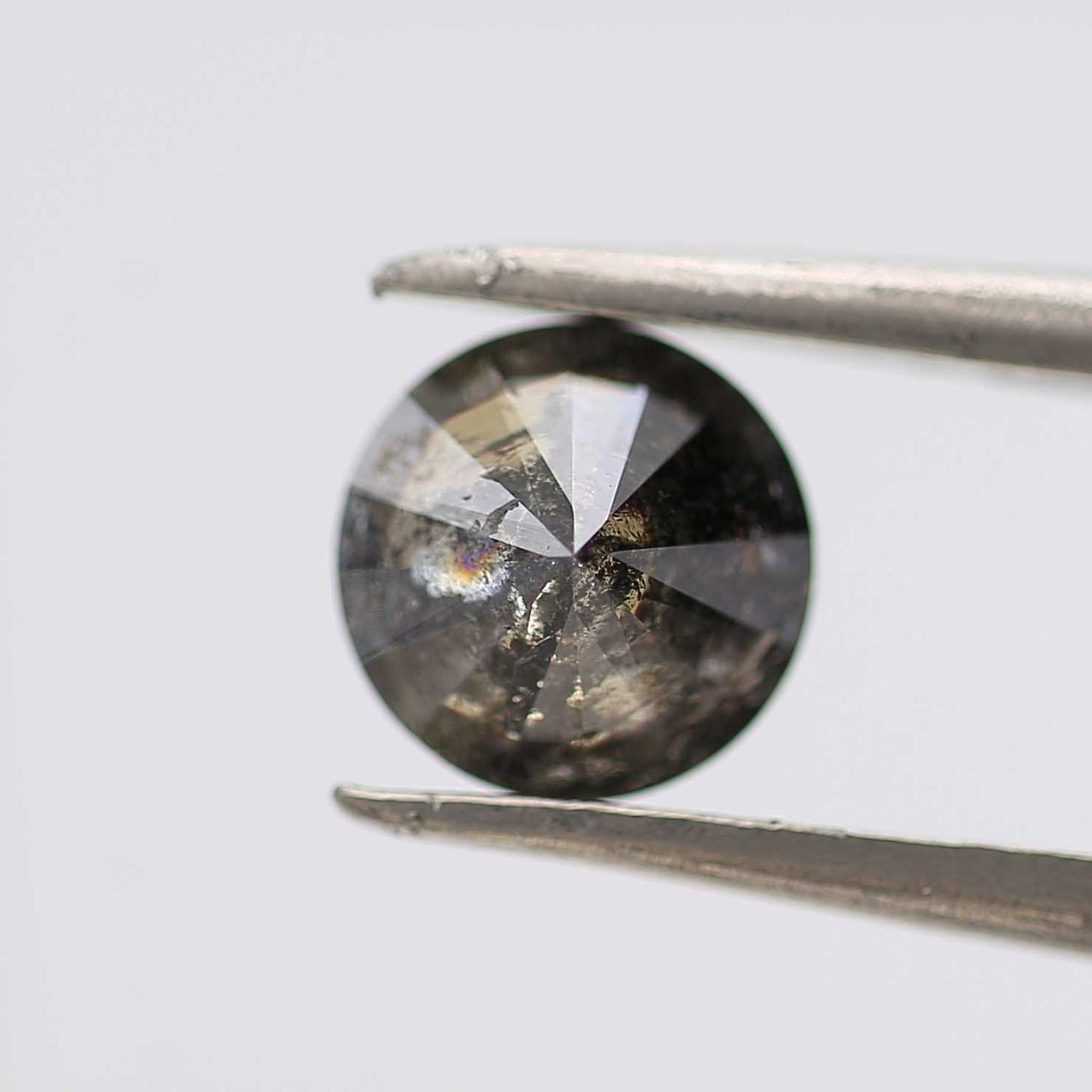 0.93 Carat Fancy Gray Round Shape Brilliant Cut Natural Loose Diamond