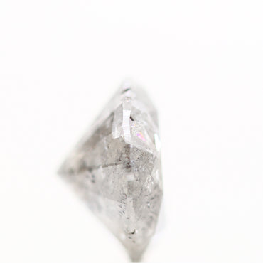 1.46 Carat Fancy Gray Salt and Pepper Round Brilliant Cut Natural Loose Diamond