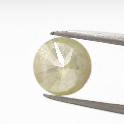 1.44 Carat Fancy Gray Rustic Round Brilliant Cut Natural Loose Diamond