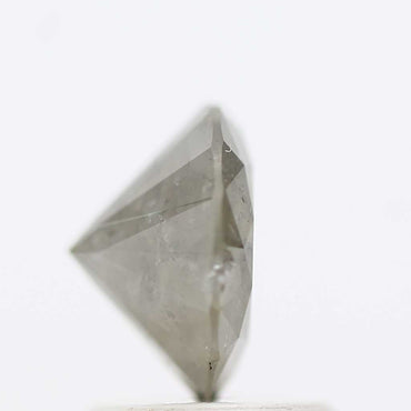 1.28 Carat Salt and Pepper Gray Round Brilliant Cut Natural Loose Diamond