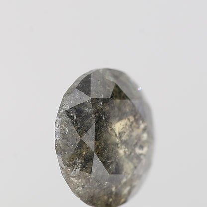 1.24 Carat Fancy Gray Round Shape Brilliant Cut Natural Loose Diamond