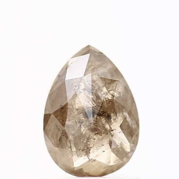 Salt and Pepper Diamond Fancy Brown Color 1.03 CT 7.25 x 5.31 x 2.81 MM Pear Cut Diamond! Natural Loose Diamond ! Christmas Gift for Her