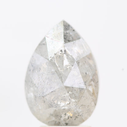 Salt and Pepper Diamond Fancy Gray Color 3.45 CT 11.60 x 8.00 x 4.70 MM Pear Cut Diamond! Natural Loose Diamond ! Christmas Gift for Her