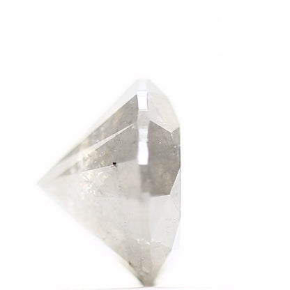 0.91 Carat Salt and Pepper Diamond Gray Fancy Round Brilliant Cut Natural Loose Diamond