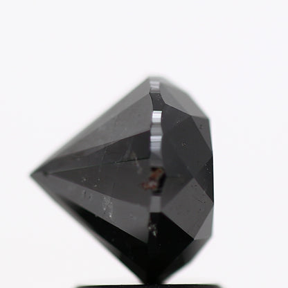 2.77 Carat Fancy Black Round Shape Brilliant Cut Natural Loose Diamond