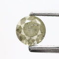 Round Cut Gray Natural Diamond For Engagement Ring Design 0.29 Carat