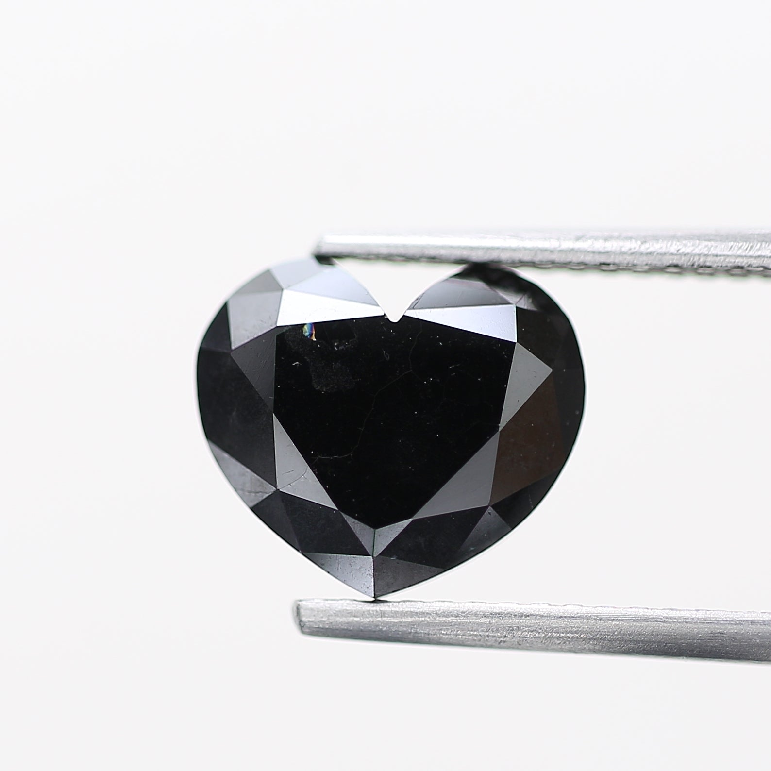 Heart Shape Fancy Black Natural Loose Diamond 