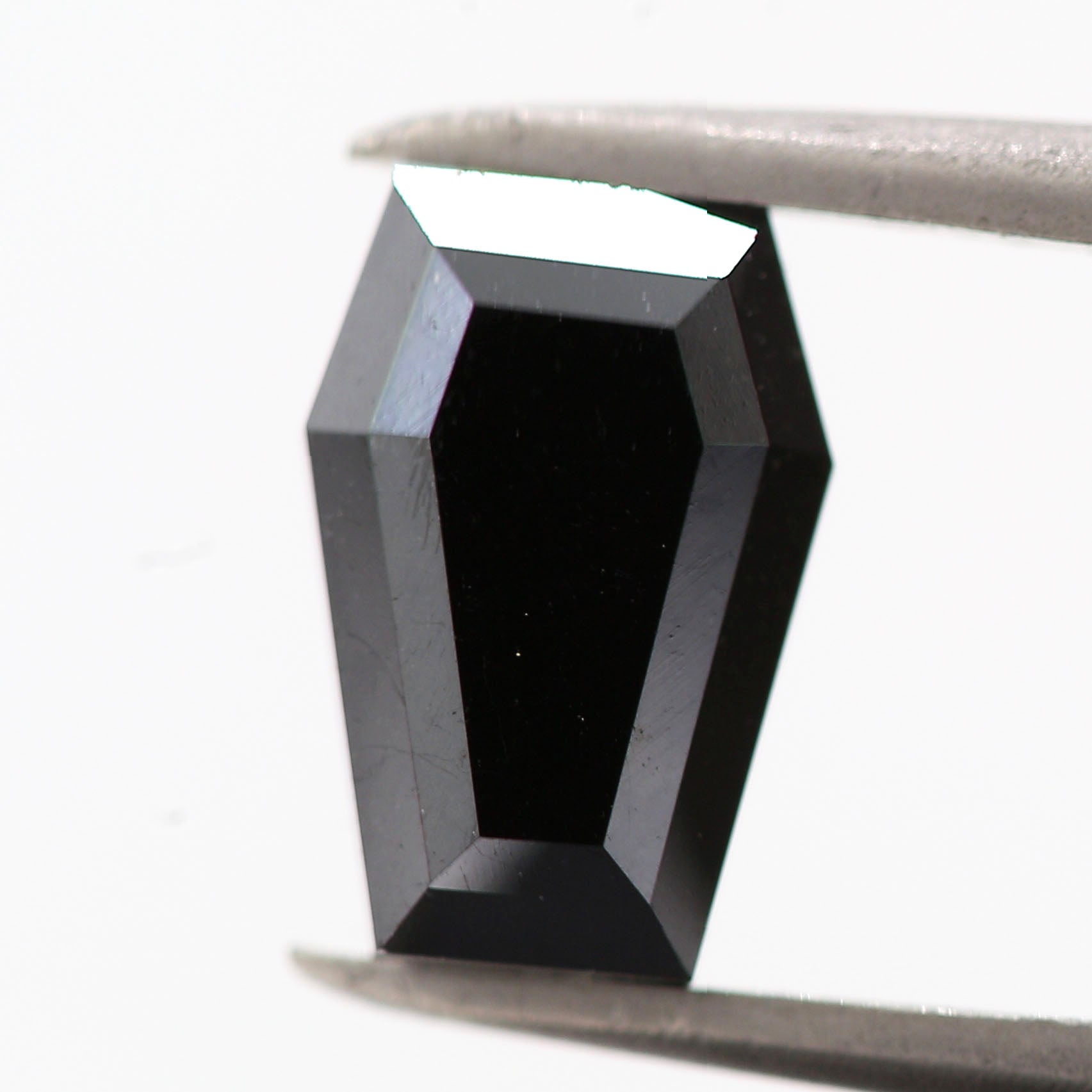 2.43 ct Natural Black Coffine Loose Diamond for Jewelry