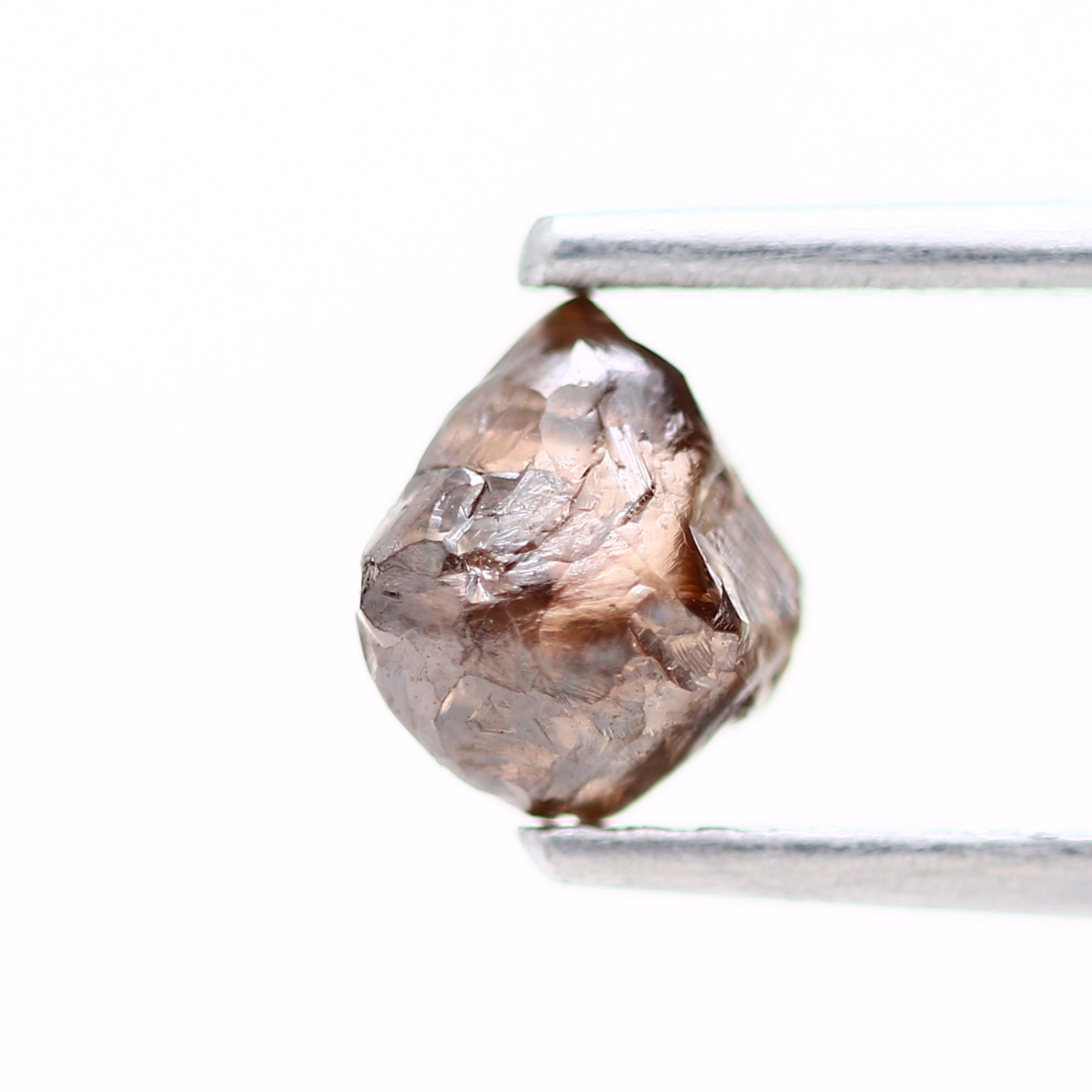 Octahedron Rough Natural Uncut Diamond Fancy Cognac 1.80 Raw Diamond for Engagement Ring SDM6183