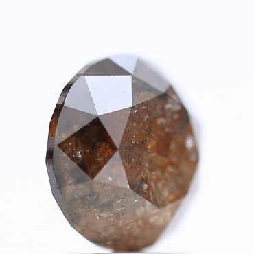 3.54 Ct Fancy Red Orange Color Round Brilliant Cut Natural Loose Diamond 8.80 mm