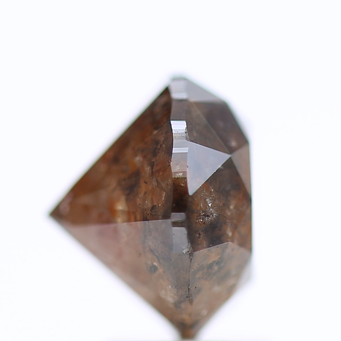 3.54 Ct Fancy Red Orange Color Round Brilliant Cut Natural Loose Diamond 8.80 mm