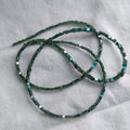 Natural Blue Polished Cube Loose Diamond Beads 16" Strand Necklace