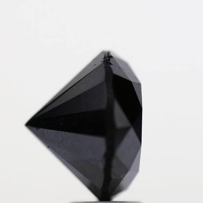 Round Black Loose Diamond [11.67 MM] Natural Diamond For Engagement Ring 7.98 Carat