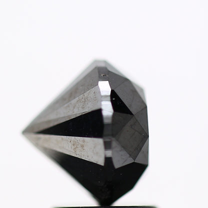 2.60 Carat Fancy Black Round Shape Brilliant Cut Natural Loose Diamond